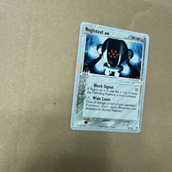 Registeel ex 100/106 Emerald Holo Rare Pokemon Card TCG 2005 Vintage - NM/LP - Image 2
