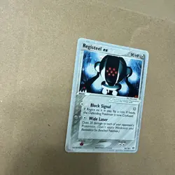 Registeel ex 100/106 Emerald Holo Rare Pokemon Card TCG 2005 Vintage - NM/LP - Image 3