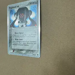 Registeel ex 100/106 Emerald Holo Rare Pokemon Card TCG 2005 Vintage - NM/LP - Image 5
