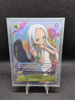 S-Snake (Alt Art) OP13-114 R Carrying on His Will - ONE PIECE Card Game ENGLISH - Image 1