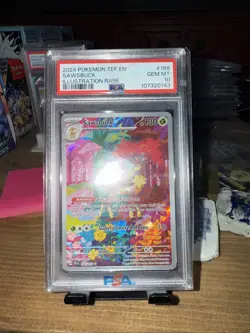 Pokemon TCG Sawsbuck Holo Card 166/162SV05: Temporal Forces Pad 10 - Image 1