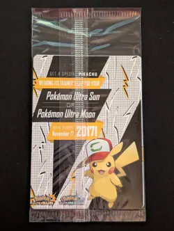 Ash's Pikachu SM108 Black Star I Choose You Movie Promo Pokemon Card TCG SEALED - Image 2