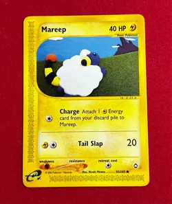 Mareep 93/147 e-Series Aquapolis Non Holo Vintage Pokemon Card - Image 1