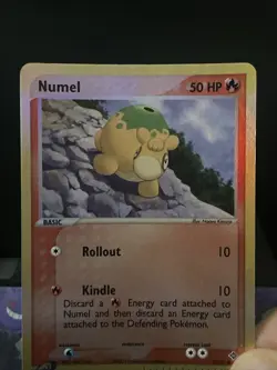 Pokemon Card Numel 70/97 Reverse Holo EX Dragon Played - Image 2