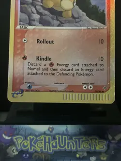 Pokemon Card Numel 70/97 Reverse Holo EX Dragon Played - Image 3