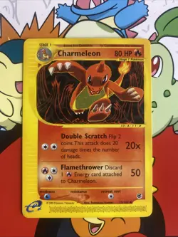 Charmeleon 73/165 Pokemon Expedition Base Set Uncommon Card - LP - Image 1