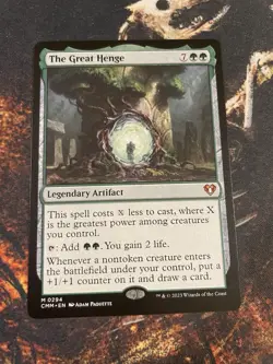 The Great Henge - MTG Commander Masters, NM (Great Centering) - Image 1