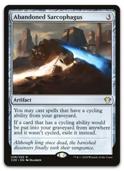 Abandoned Sarcophagus #236 (NM) Commander 2020 C20 Magic MTG - Image 1