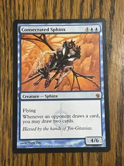 Consecrated Sphinx Mirrodin Besieged Regular - Image 1