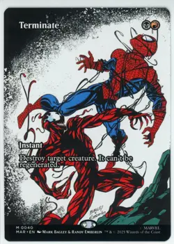 Magic The Gathering: Spider-Man - Terminate #0040 Borderless NON-FOIL - Image 1