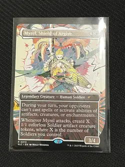 SLC Myrel, Shield of Argive #13 Borderless Encyclopedia Countdown Secret Lair NM - Image 1