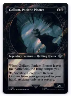 Gollum, Patient Plotter NM Showcase Surge Foil The Lord of the Rings 0801 MTG - Image 1