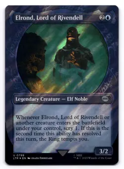 Elrond, Lord of Rivendell LP Showcase Surge Foil The Lord of the Rings 0799 MTG - Image 1