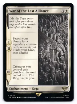 War of the Last Alliance NM The Lord of the Rings 0036 MTG Regular - Image 1
