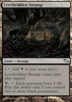 Leechridden Swamp - Shadowmoor #273/301 MTG Magic The Gathering - Image 1
