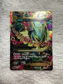 Mega Rayquaza EX #105 NM+ Pokemon Card - Image 3