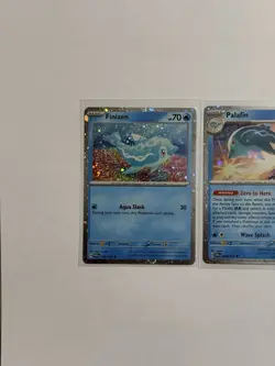 Palafin + Finizen + Palafin Ex SVP126 Pokemon TCG Cosmo Holo Set of 3 - Image 2