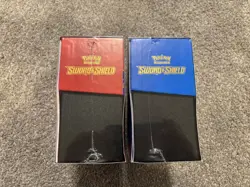 Pokemon Sword and Shield Base Set ETB Pair (Zacian & Zamazenta) - Factory Sealed - Image 3