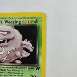 Dark Weezing 14/82 - 1st Edition Holo Rare - Pokemon TCG - Team Rocket - MP - Image 4