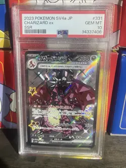 Pokemon Charizard ex 331/190 Sv4a: Shiny Treasure Ex Holo Japanese PSA 10 - Image 1