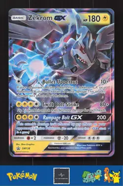 2018 Pokemon SM Promo SM138 Zekrom GX - Image 1
