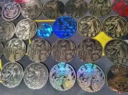 109 Pokemon Coins TCG Coin JUMBOS / REGULAR Charizard Vaporeon Flareon Jolteon - Image 3
