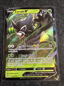 Zarude V 022/185 Swsh04: Vivid Voltage Holo Near Mint Pokemon TCG - Image 1