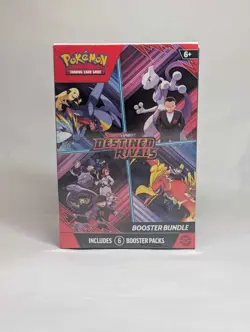 Pokemon: Destined Rivals Booster Bundle (6 Packs) - New And Sealed - Image 1