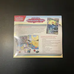 Paradox Rift Pokemon Center Exclusive Roaring Moon ETB. New Factory Sealed - Image 3