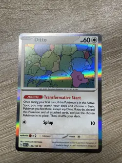 Pokemon TCG Ditto Scarlet & Violet - 151 132/165 Holo Holo Rare - Image 1