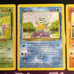 2000 SPANISH Pokemon TCG Base Starters Lot Bulbasaur Charmander Squirtle NM+ Set - Image 3