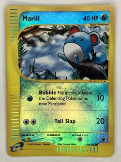 Marill NM 120/165 Expedition Base Set Pokemon TCG Reverse Holo - Image 1