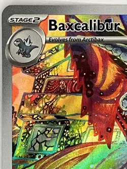 Baxcalibur NM IR 210/193 Sv02: Paldea Evolved Pokemon TCG Holo - Image 3