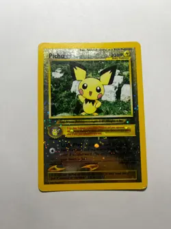 Pokemon Pichu 35/53 Wotc Promo Reverse Holo MP - Image 1