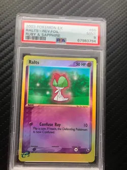 Pokemon Rals Reverse Holo Ex Ruby and Sapphire 66/109 PSA 9 MINT - Image 1