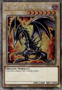 Red-Eyes Black Dragon 2 - Platinum Secret Rare 1st Ed. RA04-EN109 - NM - YuGiOh - Image 1