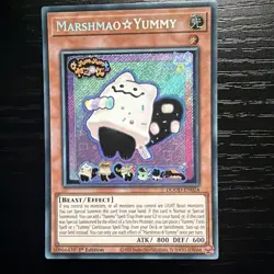 YU-GI-OH Marshmao Yummy DOOD-EN024 1st Edition Secret Rare NM - Image 1