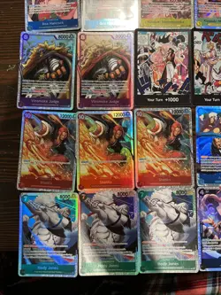 One Piece TCG English + Japanese Trading Card Lot With SR Cards - Image 2
