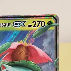 Pokemon TCG Celebi & Venusaur GX Holo Ultra Rare Card Team Up 1/181 LP+ - Image 2