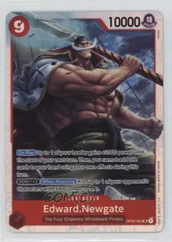 2024 One Piece Card Game: Premium PRB-01 The Best SR Edward Newgate #OP02-004 - Image 1