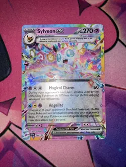 Sylveon ex 086/191 Sv08: Surging Sparks Holo Double Rare NM English Pokemon Card - Image 2