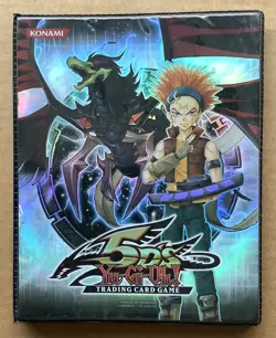 YUGIOH 5D’S DUELIST PORTFOLIO (2008) Konami; Crow Hogan Card Binder; Excellent - Image 1