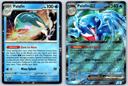 Palafin/Palafin ex - Twilight Masquerade Promo Cosmos Holo Pokemon TCG Card - Image 1