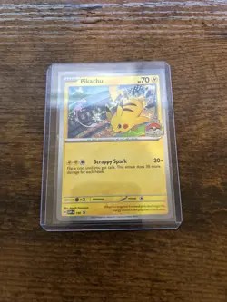 Pokemon TCG 2024 World Championships Pikachu Promo Card - Image 1