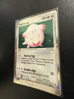 Pokemon TCG Chansey EX Holo Card 96/109 Ruby and Sapphire LP - Image 5