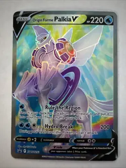 Origin Forme Palkia V SWSH253 SWSH: Sword & Shield Promo Cards Holo - JD - Image 1