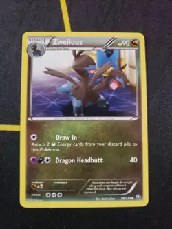 Zweilous 96/124 Dragons Exalted Pokemon Card 2012 - Image 1