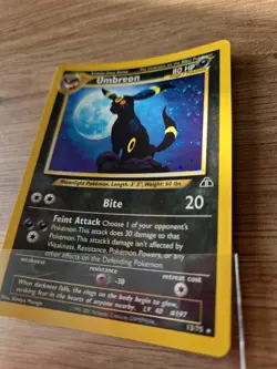 Pokemon Umbreon Neo Discovery Holo TCG Card 13/75 - Image 4