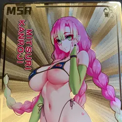 WES - Senpai Goddess Haven #5 Metal Serial Number Card #085/100 - Goddess Story - Image 4