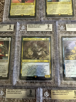 COMPLETE SET - Final Fantasy X Hero BGS graded Surge Foil - MTG Cards - Image 3